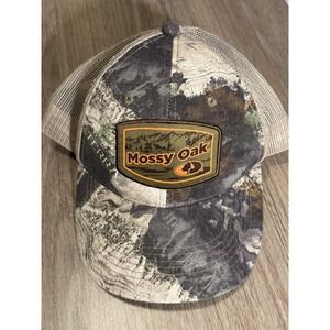 Mossy Oak Camo Mesh Trucker Hat OSFM Outdoor Cap‎